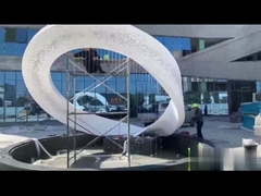 Γλυπτό έργου τέχνης ανοξείδωτου 3,5 μέτρων σύγχρονων οδηγήσεων ύψους