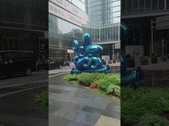 316L χορτοτάπητας SS και αγαλμάτων και γλυπτών κήπων μπλε ψήσιμο που λουστράρεται