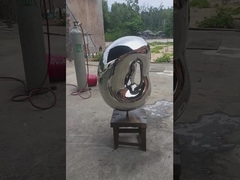 μικρό γλυπτό κήπων ανοξείδωτου, εσωτερικές διακοσμήσεις ύψους 1.0m για το ξενοδοχείο