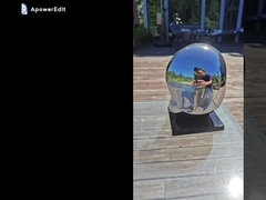 Σύγχρονα μικρά γλυπτά από ανοξείδωτο χάλυβα για εσωτερική διακόσμηση