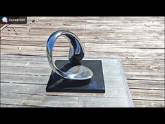 Σύγχρονα μικρά εσωτερικά στολίδια από ανοξείδωτο χάλυβα Γλυπτά