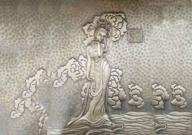 Αρχαία σταθερότητα διάβρωσης τέχνης τοίχων μετάλλων ύφους γλυπτών ανακούφισης χαλκού νεράιδων